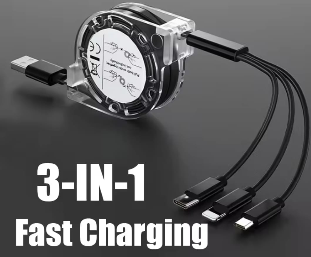 3 in 1 USB Cable For Lightning